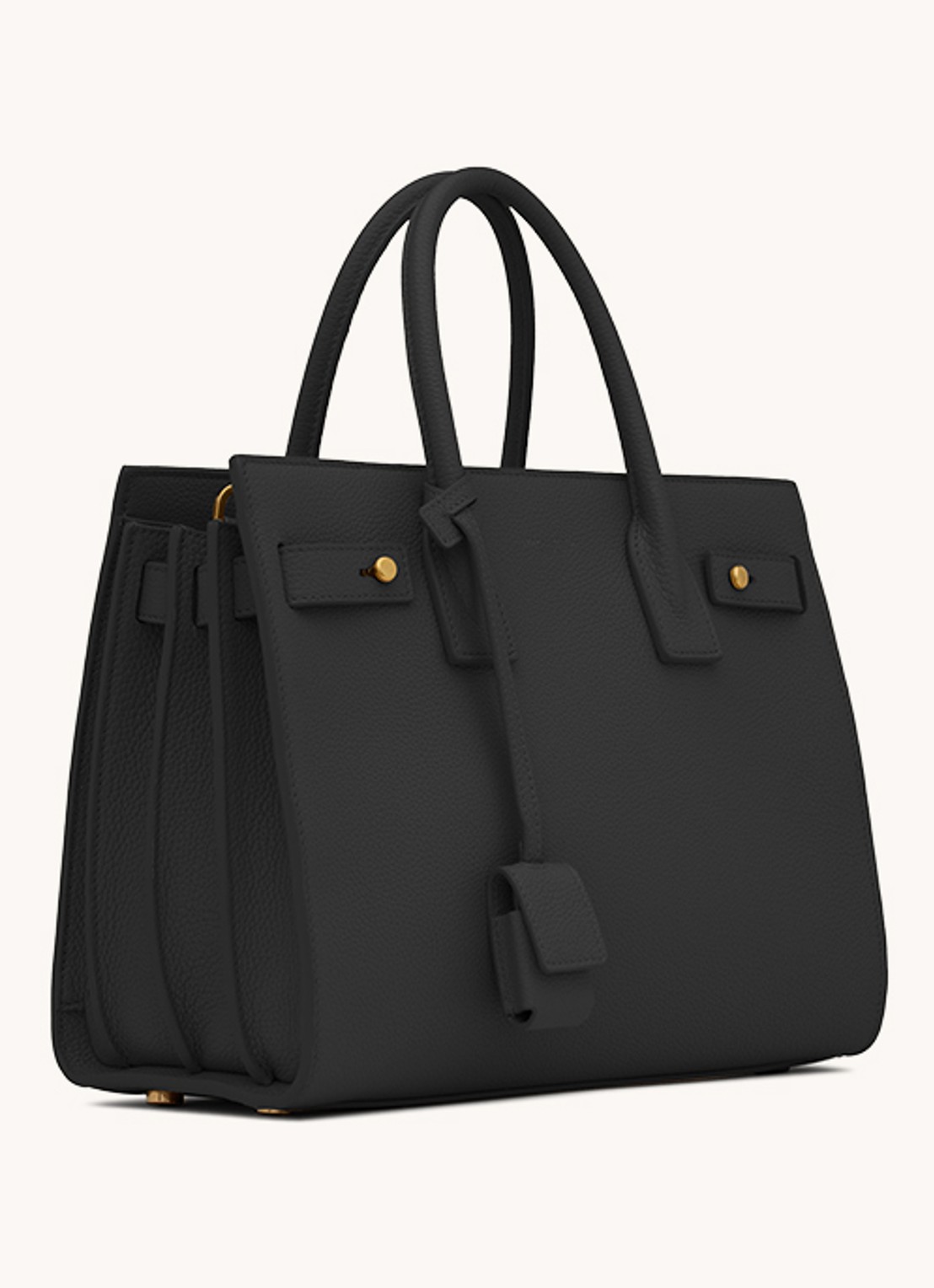 Saint Laurent Sac De Jour Supple Baby handtas van kalfsleer - detail 4 zwart