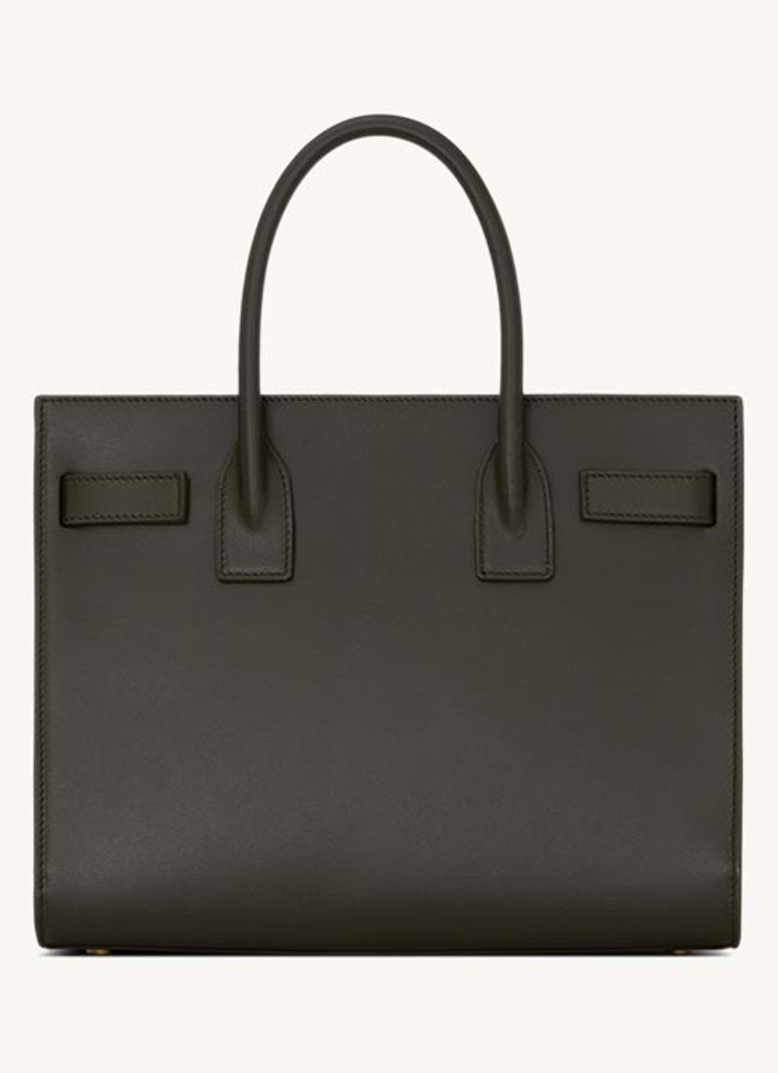 Saint Laurent Sac De Jour Supple Baby handtas van kalfsleer - achterkant antraciet