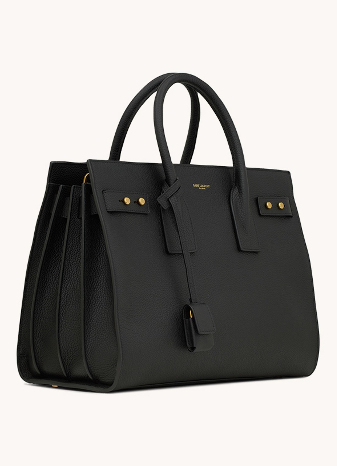 Saint Laurent Sac de Jour Supple Small handtas van kalfsleer - detail 5 zwart