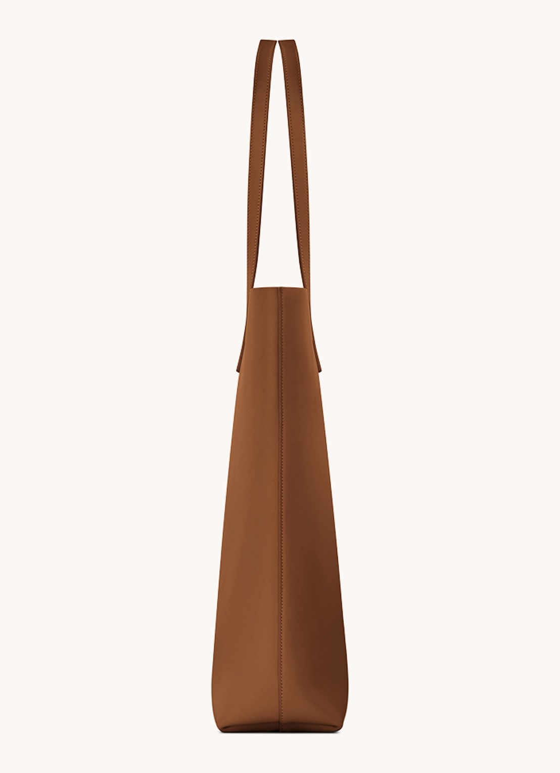 Saint Laurent Shopper van kalfsleer - detail 3 cognac