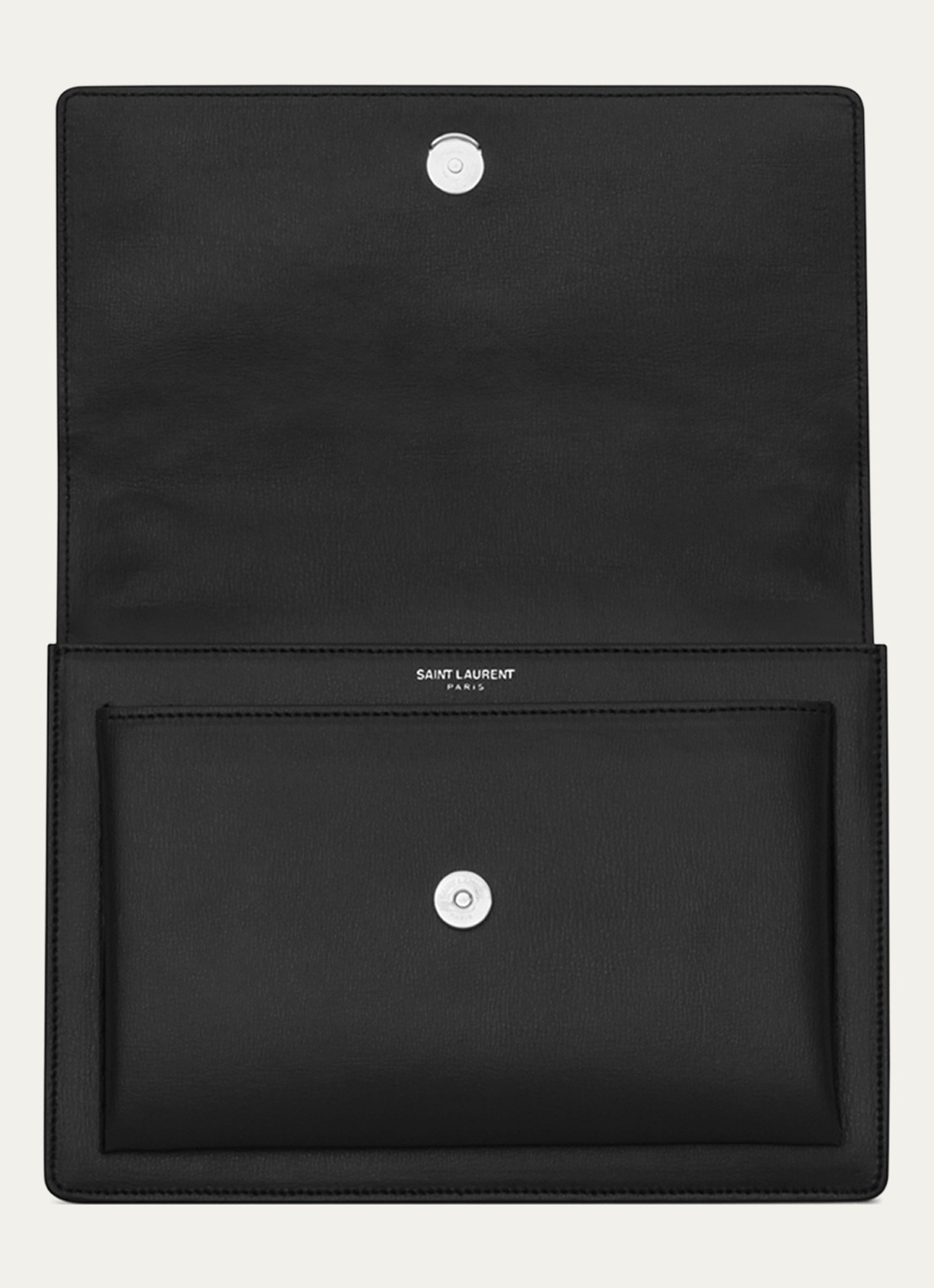 Saint Laurent Sunset Medium schoudertas van kalfsleer - detail 4 zwart
