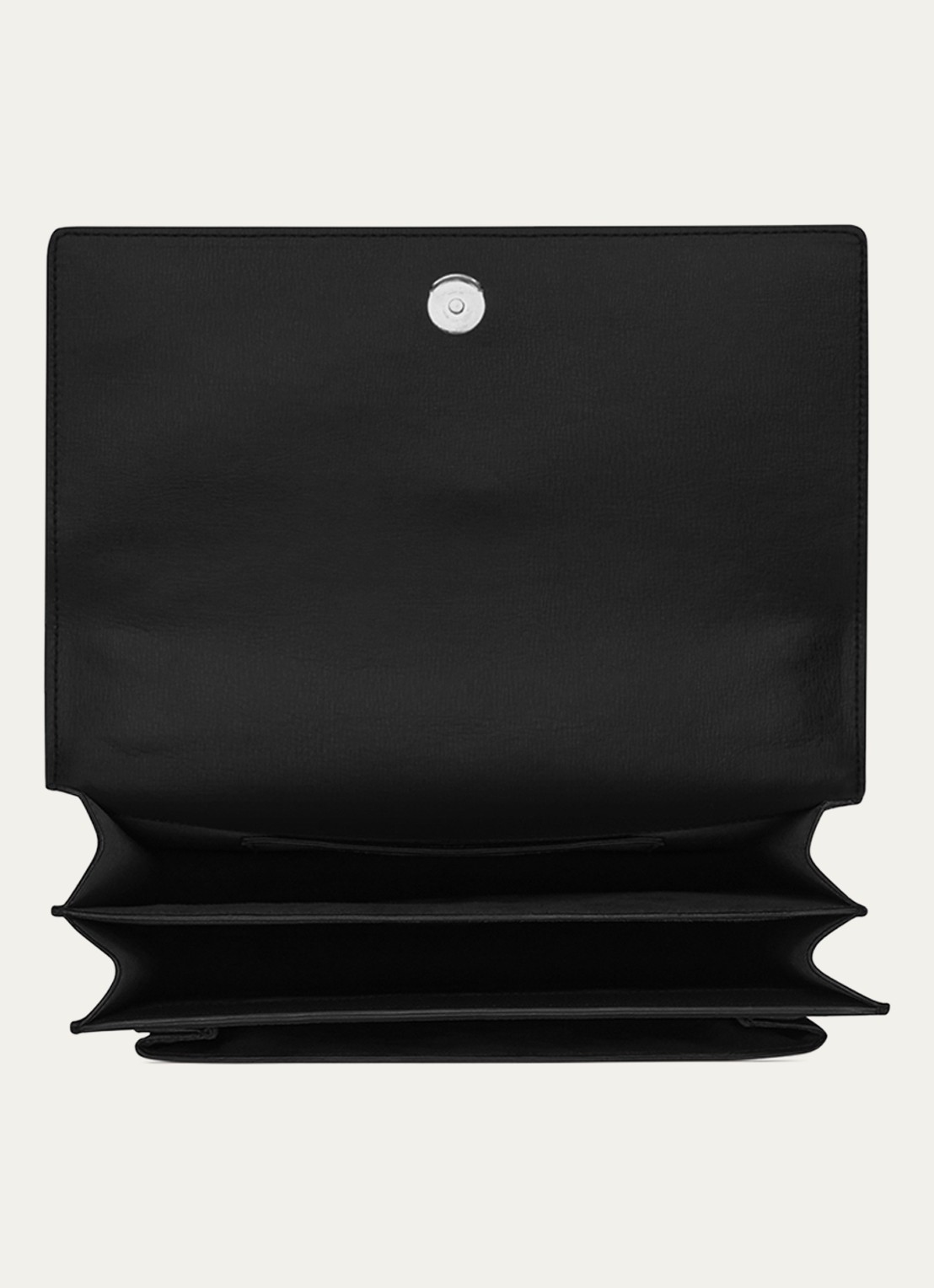Saint Laurent Sunset Medium schoudertas van kalfsleer - detail 5 zwart