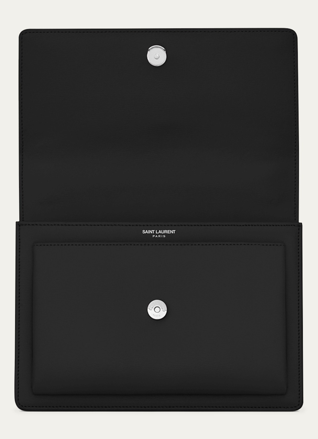 Saint Laurent Sunset Medium schoudertas van kalfsleer - detail 3 zwart