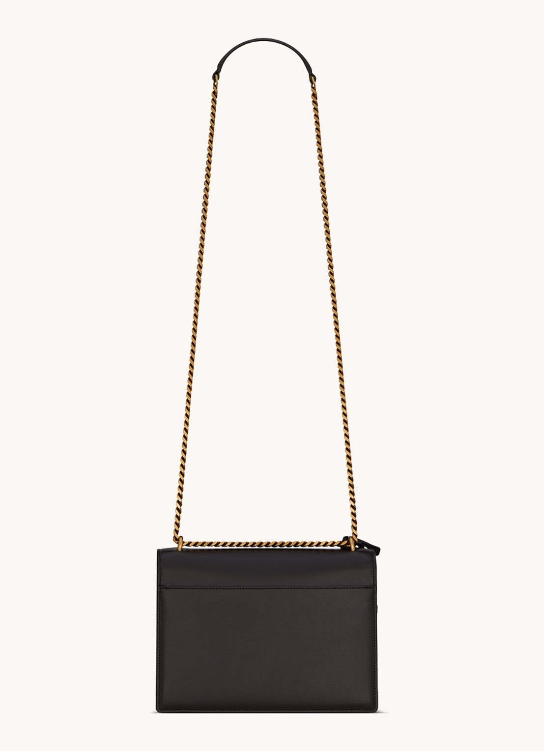 Saint Laurent Sunset Medium schoudertas van kalfsleer - detail 2 zwart