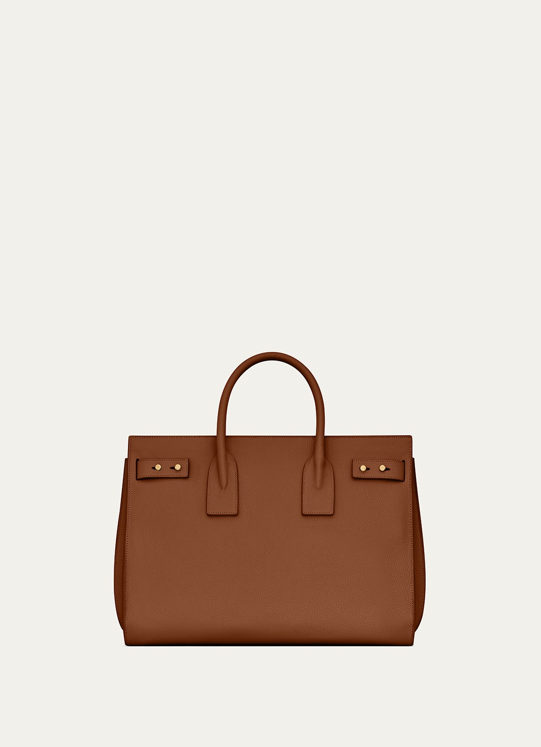 Saint Laurent Supple Sac De Jour Medium handtas van kalfsleer - achterkant 4 bruin