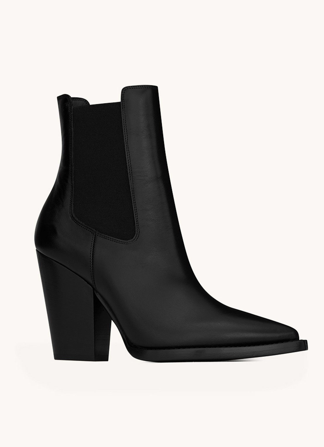 Saint Laurent Theo chelsea boot van kalfsleer - detail 2 zwart