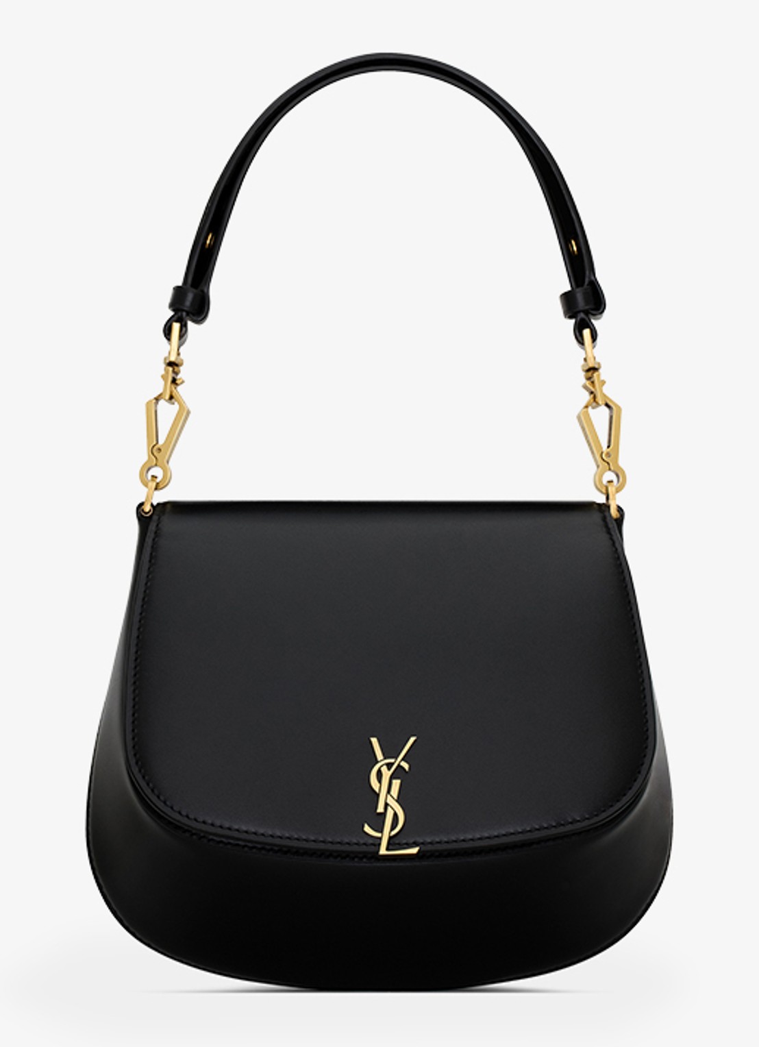 Saint Laurent Top Handle schoudertas van kalfsleer - voorkant 6 zwart