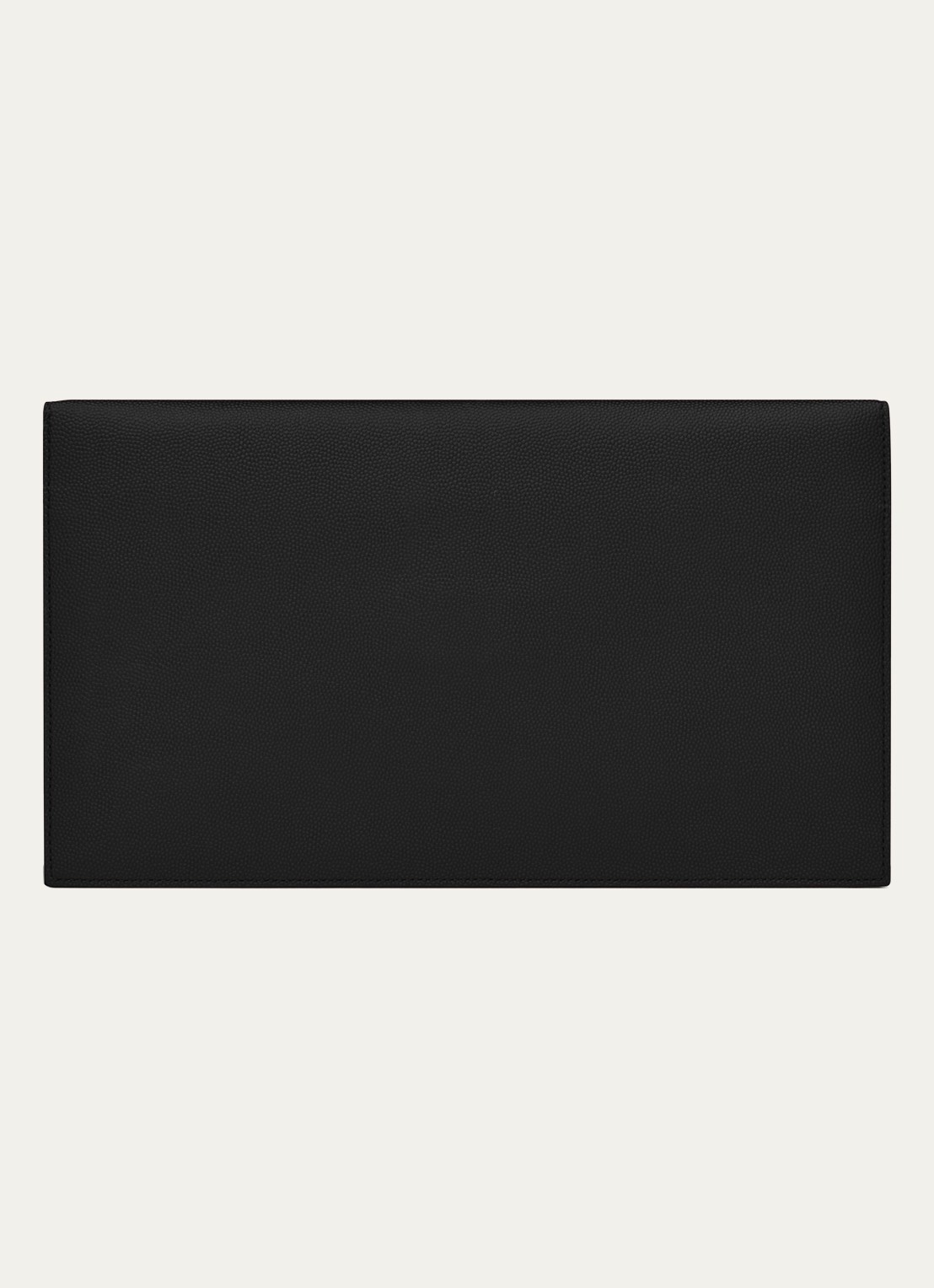 Saint Laurent Uptown clutch van kalfsleer - detail 2 zwart