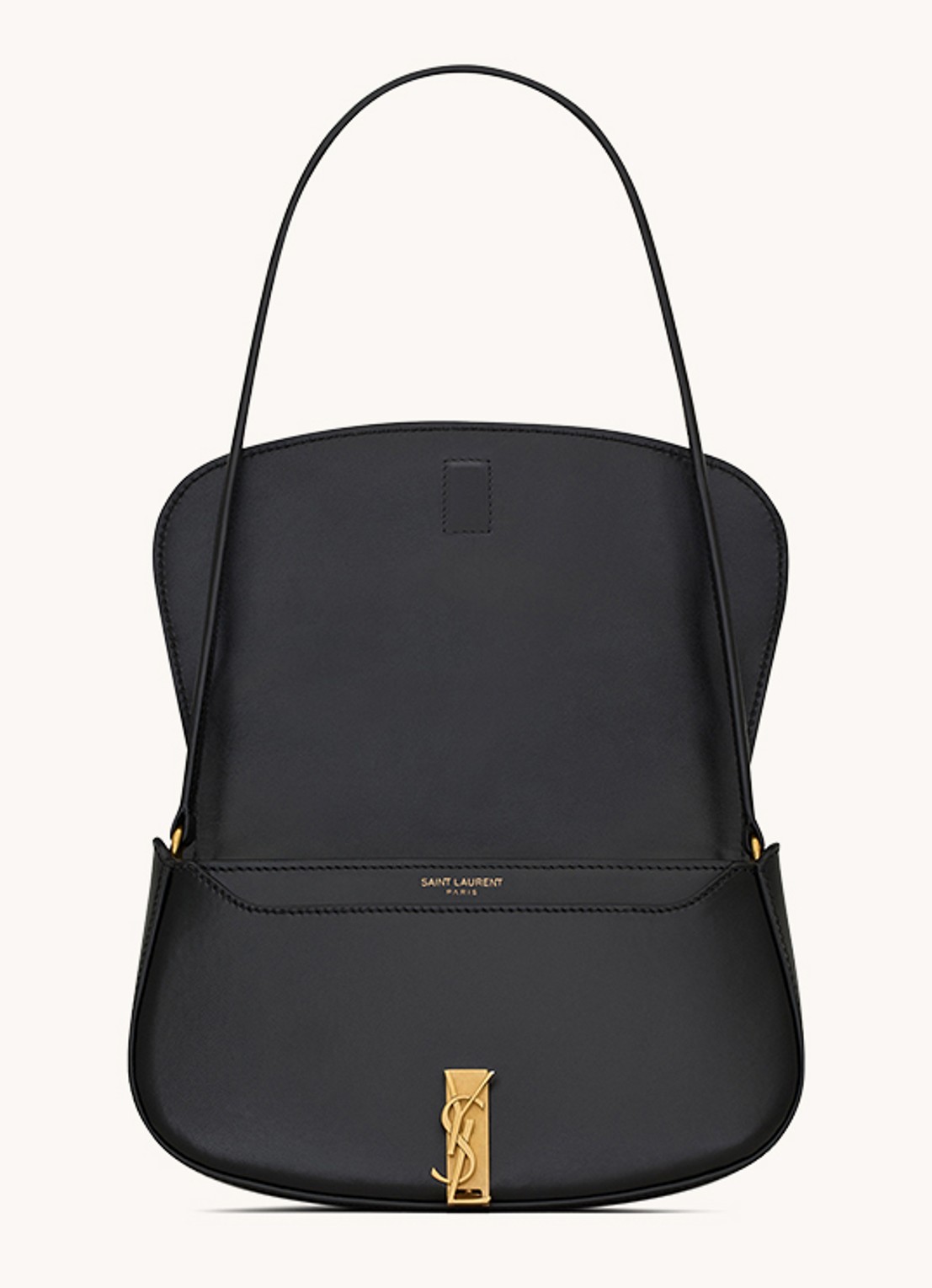 Saint Laurent Voltaire Mini schoudertas van kalfsleer - detail 2 zwart