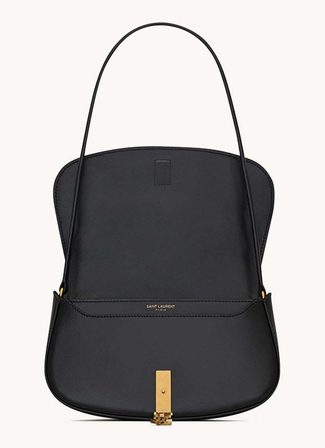 Saint Laurent Voltaire Mini schoudertas van kalfsleer - detail 3 zwart