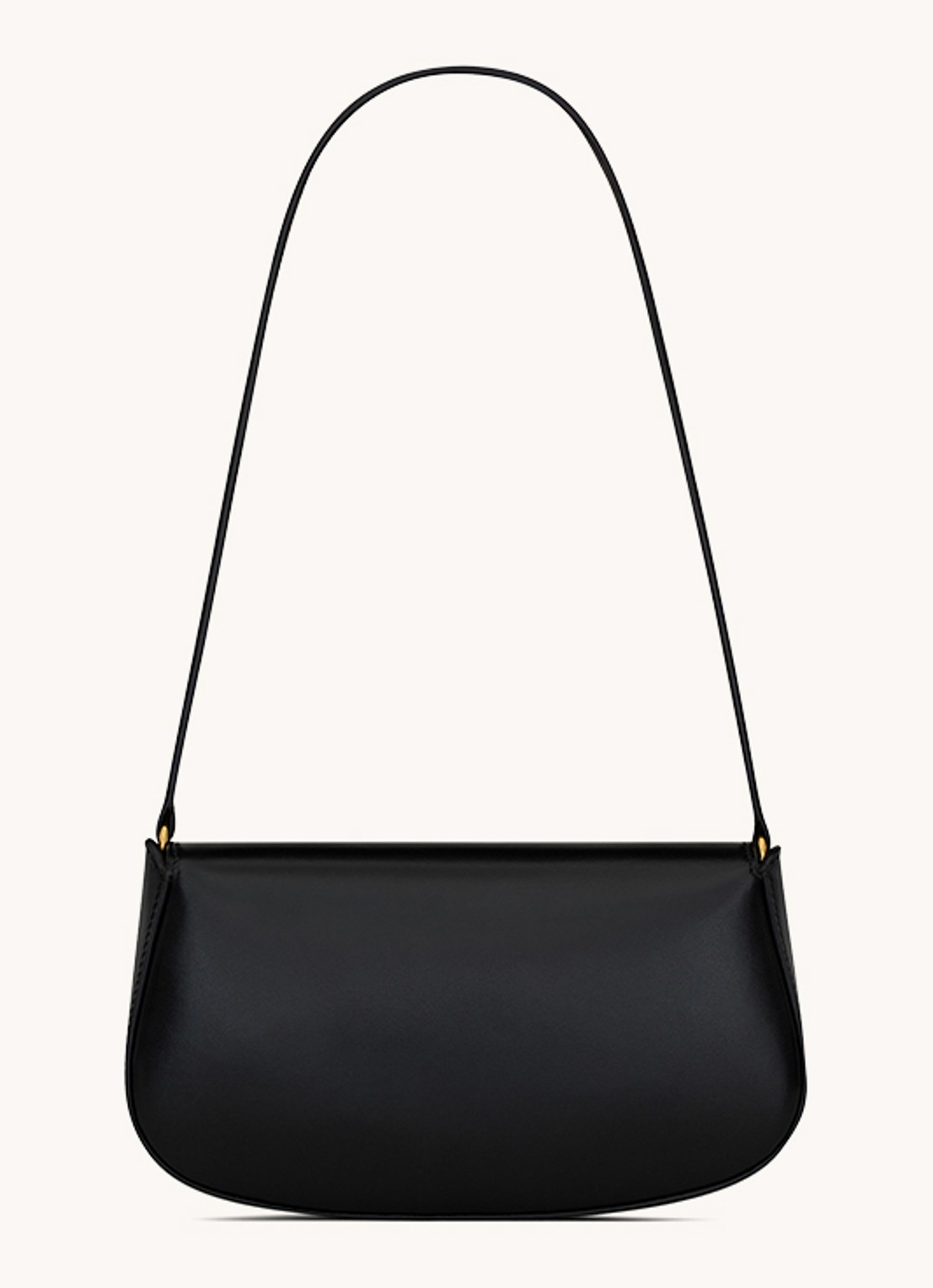Saint Laurent Voltaire Mini schoudertas van kalfsleer - voorkant 6 zwart