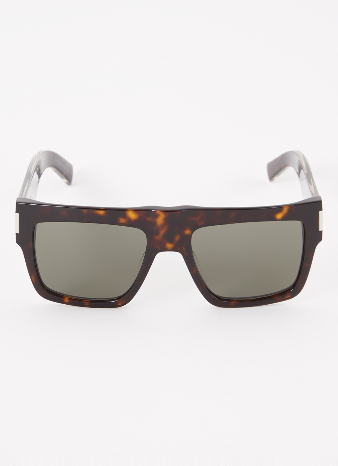 Saint Laurent Wayfarer zonnebril SL628 - detail donkerbruin