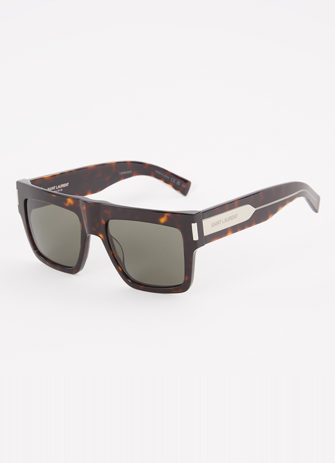 Saint Laurent Wayfarer zonnebril SL628 - voorkant 4 donkerbruin