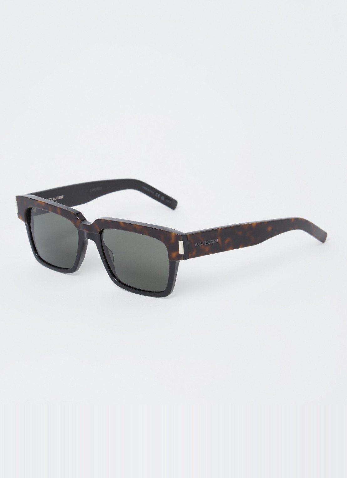 Saint Laurent Wayfarer zonnebril SL732 - voorkant donkerbruin