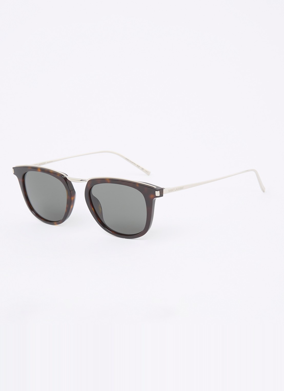 Saint Laurent Wayfarer zonnebril SL753 - voorkant donkerbruin