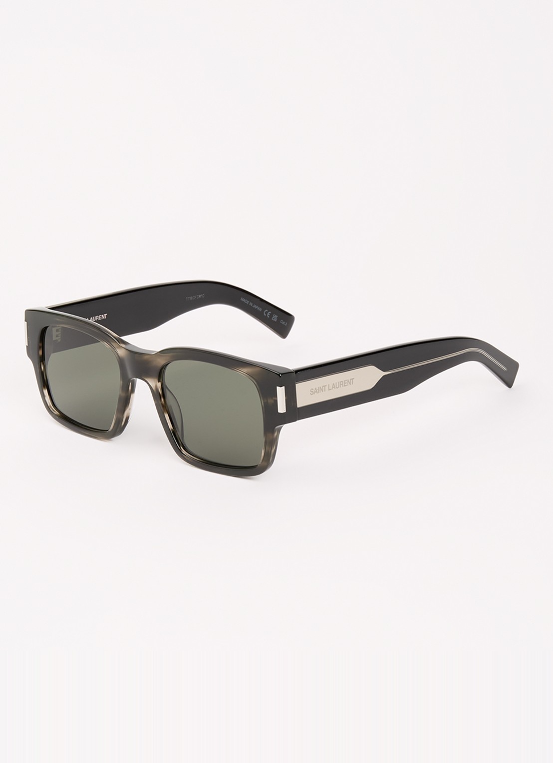 Saint Laurent Wayfarer zonnebril YS000508 - voorkant 4 donkergrijs