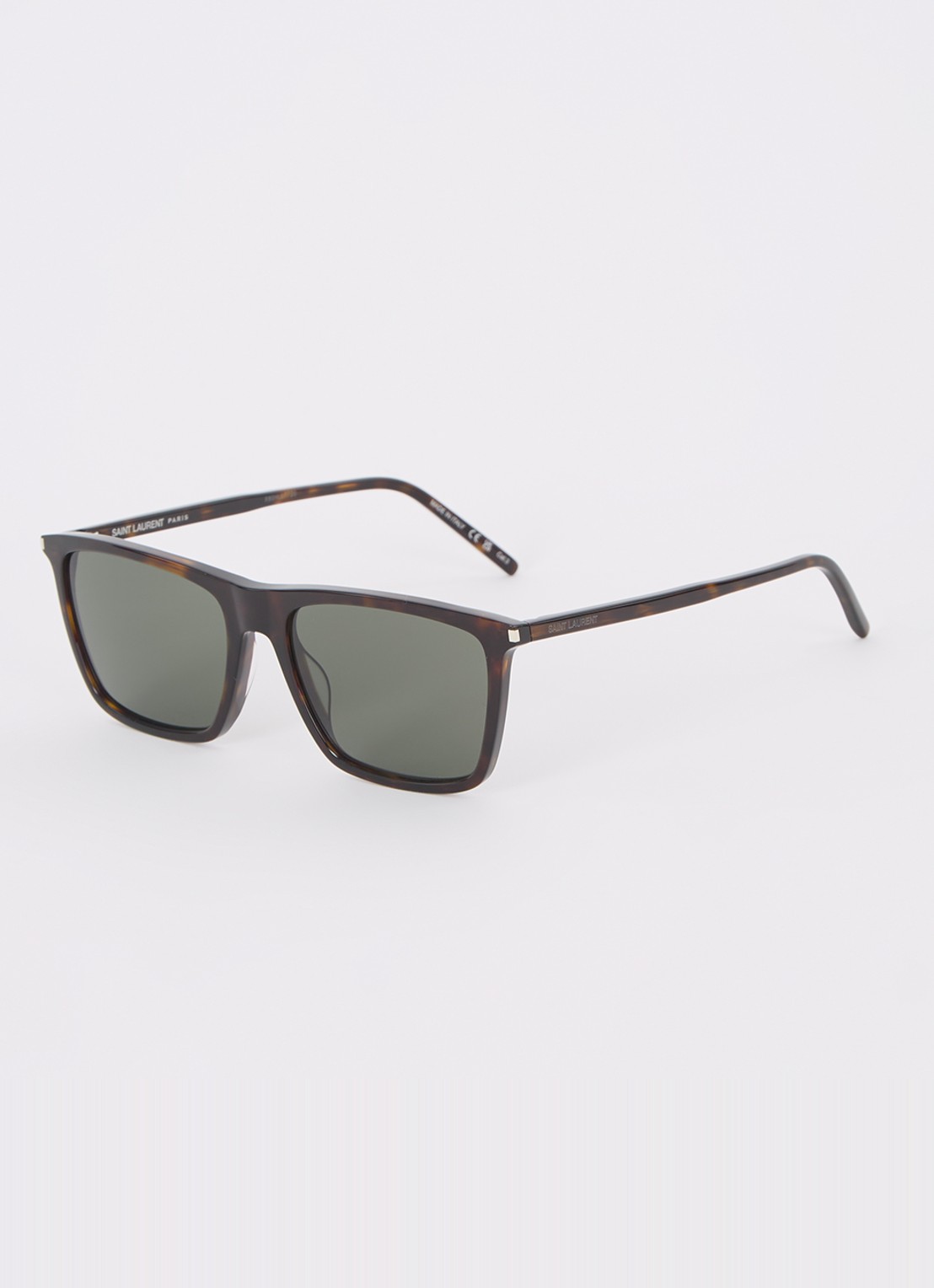 Saint Laurent Wayfarer zonnebril YS000611  - voorkant donkerbruin