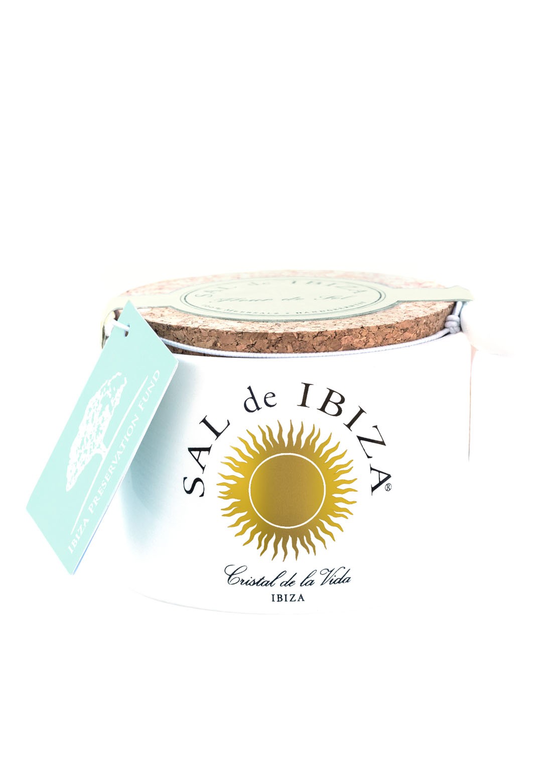 Sal de Ibiza Fleur de Sel Isla Blanca zeezout met kruiden 140 gram - voorkant undefined