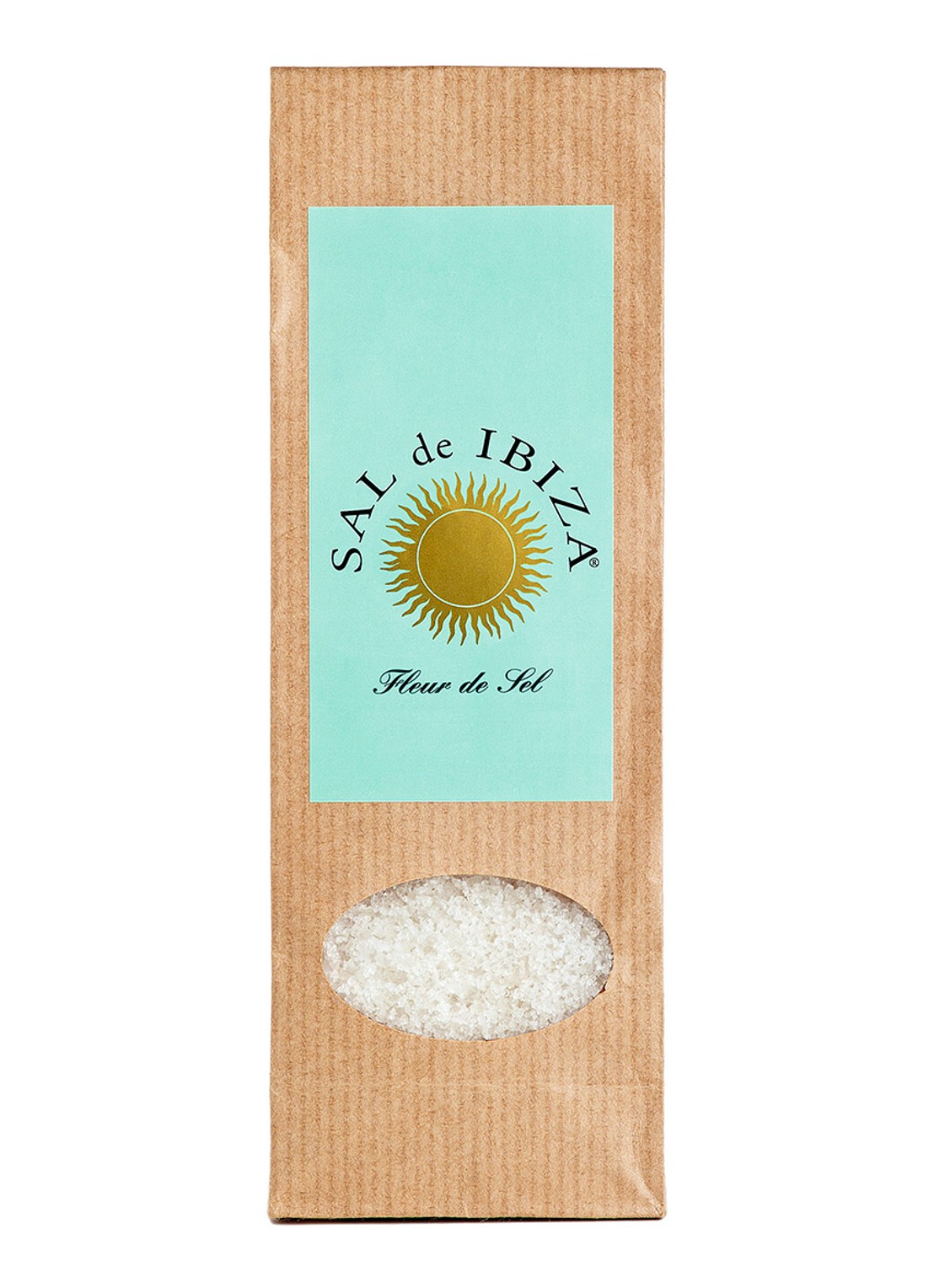 Sal de Ibiza Fleur de Sel zeezout navulling 150 gram - voorkant undefined