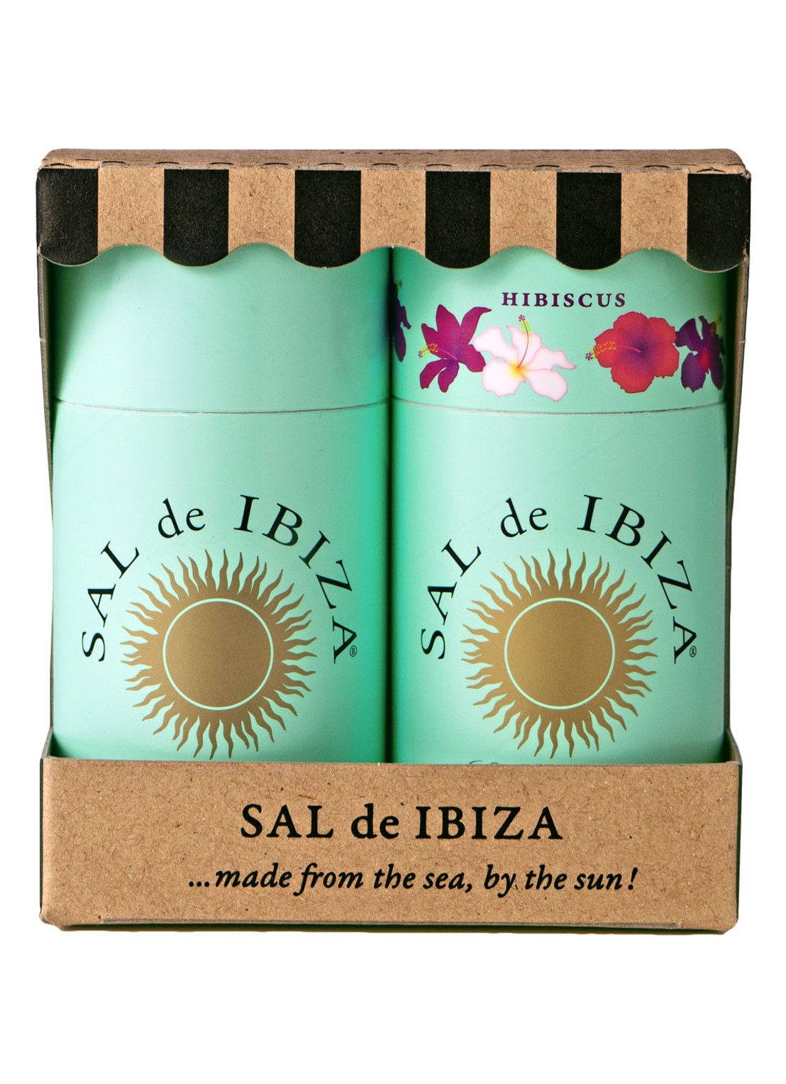 Sal de Ibiza Granito Pure & Hibiscus zeezout 215 gram - voorkant undefined