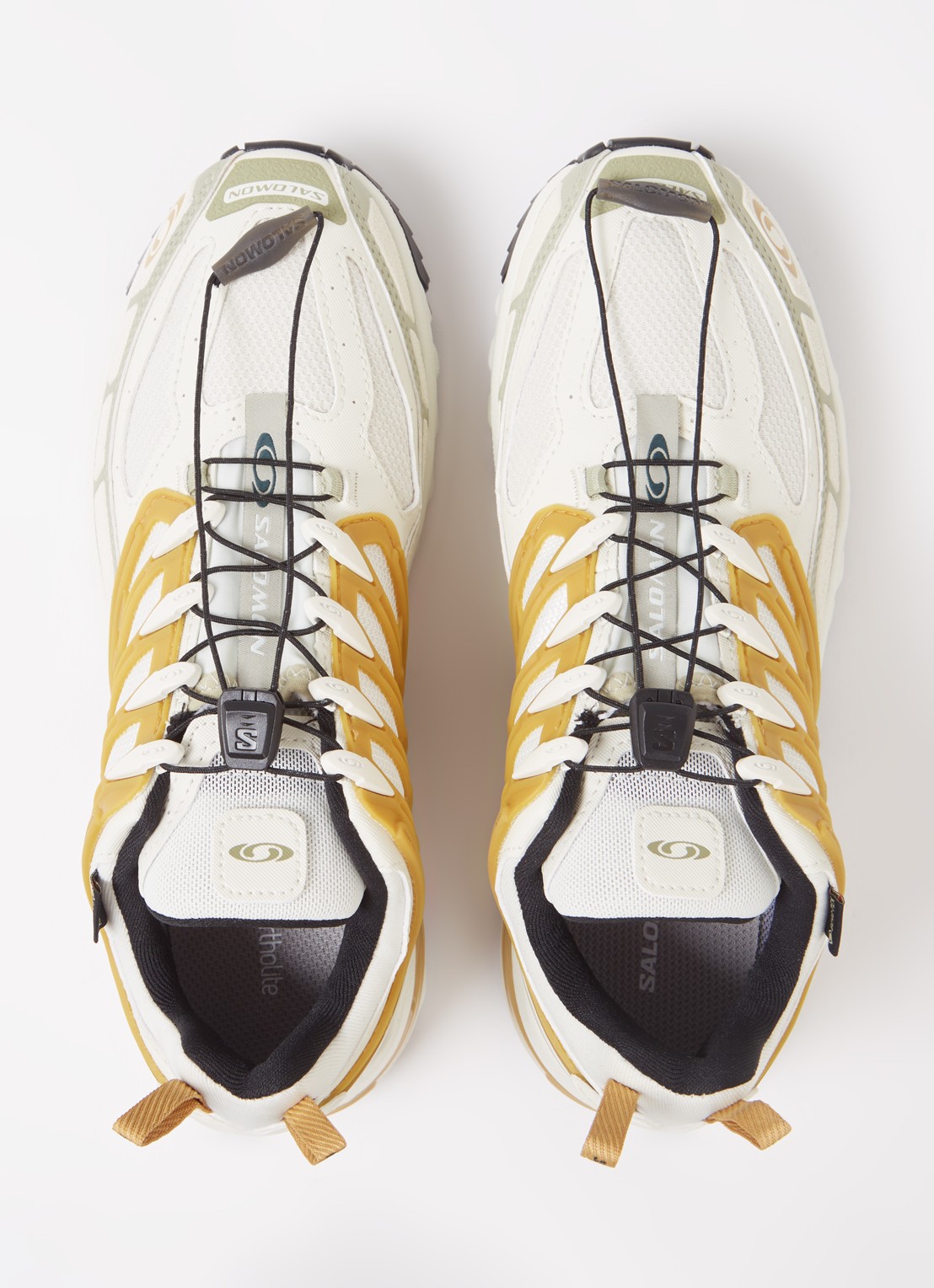 Salomon Acs Pro GTX sneaker met mesh details - detail 3 lichtbruin