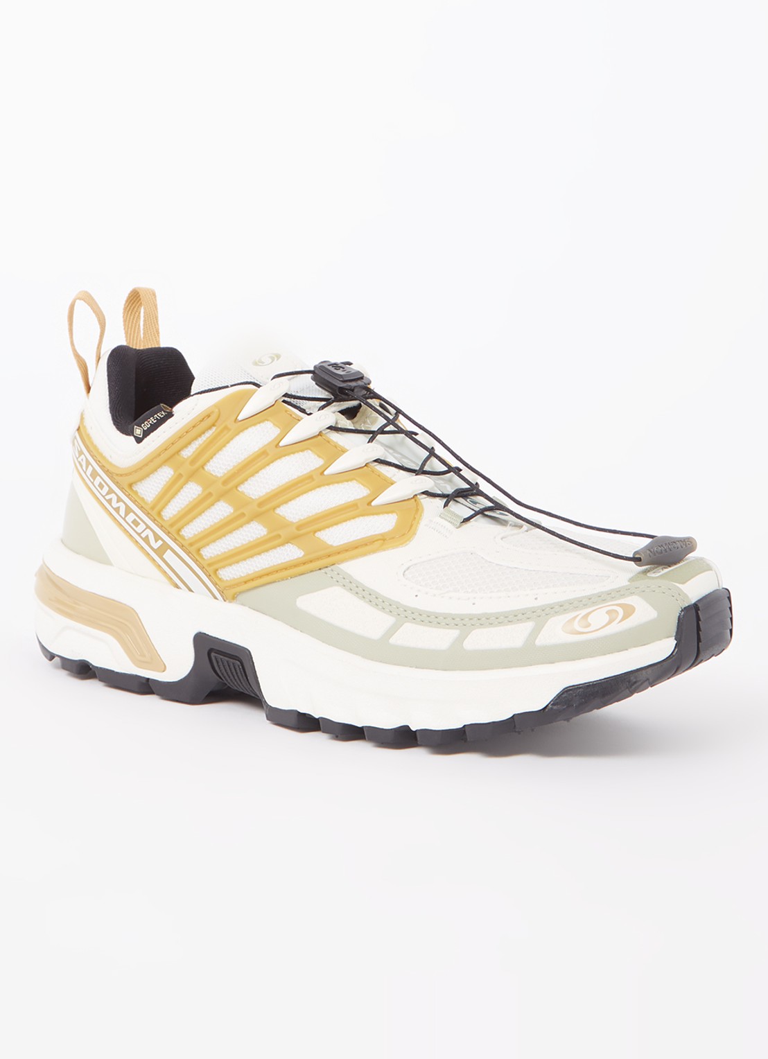 Salomon Acs Pro GTX sneaker met mesh details - voorkant 5 lichtbruin