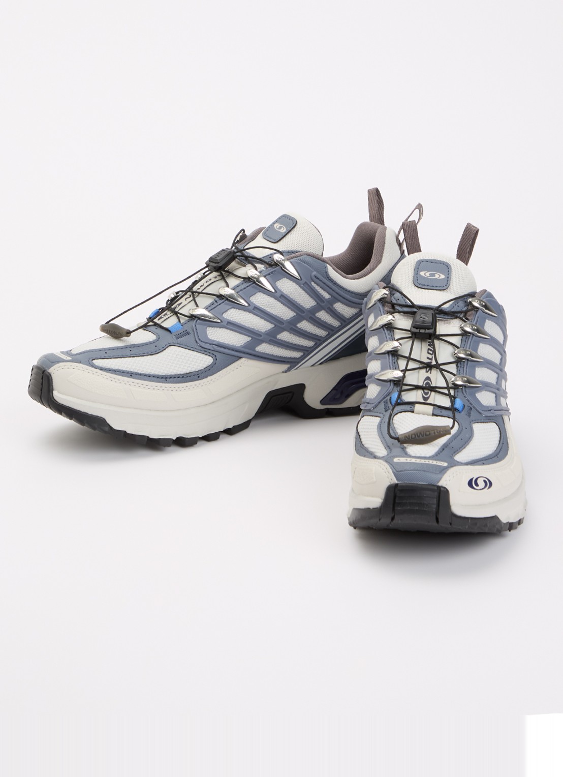 Salomon ACS Pro GTX sneaker met mesh details - detail blauwgrijs