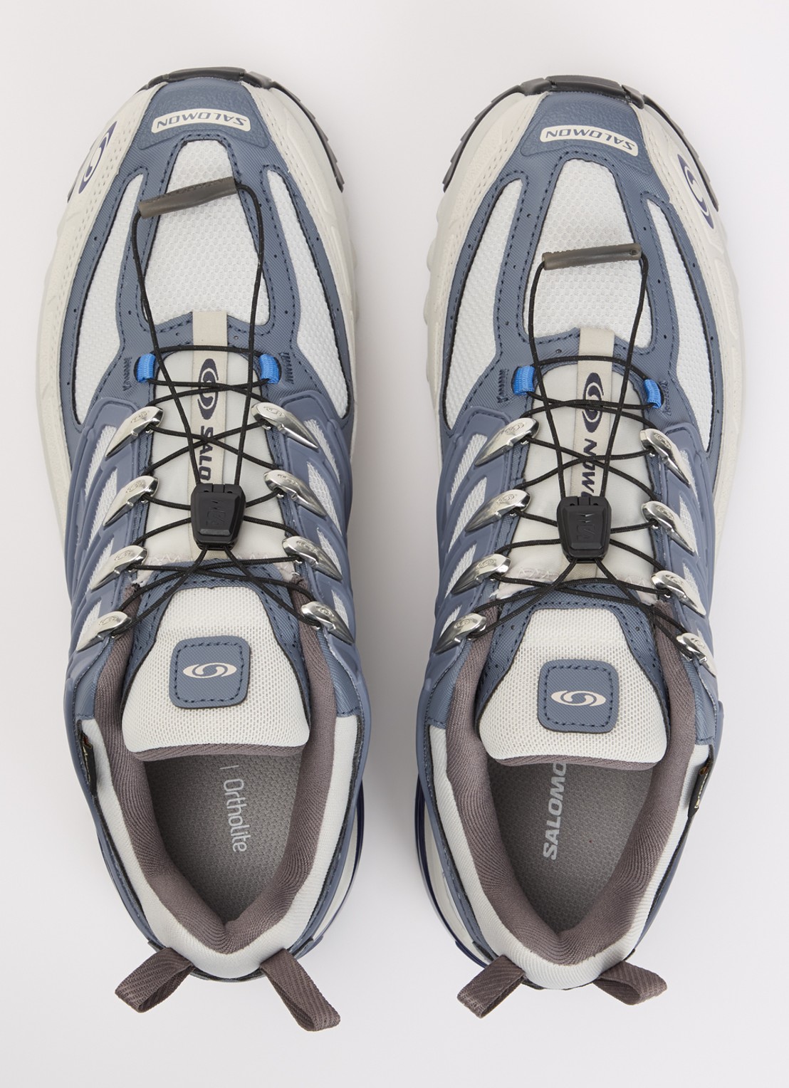 Salomon ACS Pro GTX sneaker met mesh details - detail 2 blauwgrijs