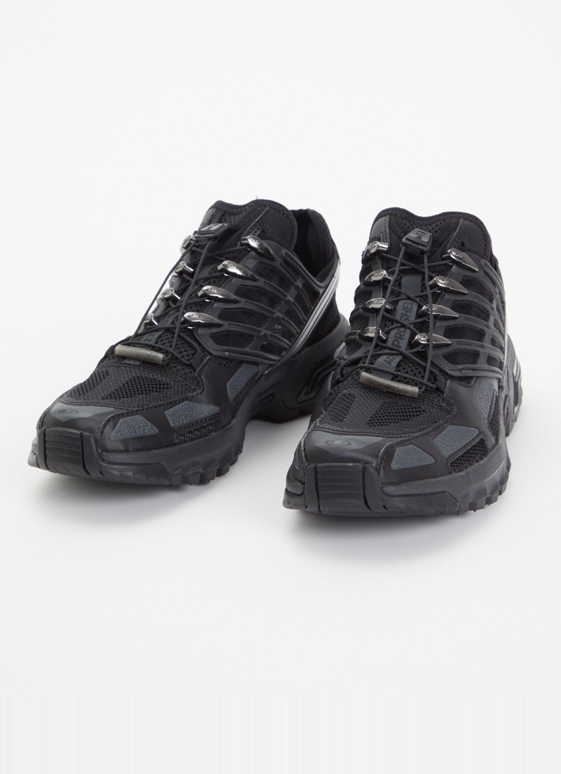 Salomon CS Pro Shell sneaker van mesh - detail zwart