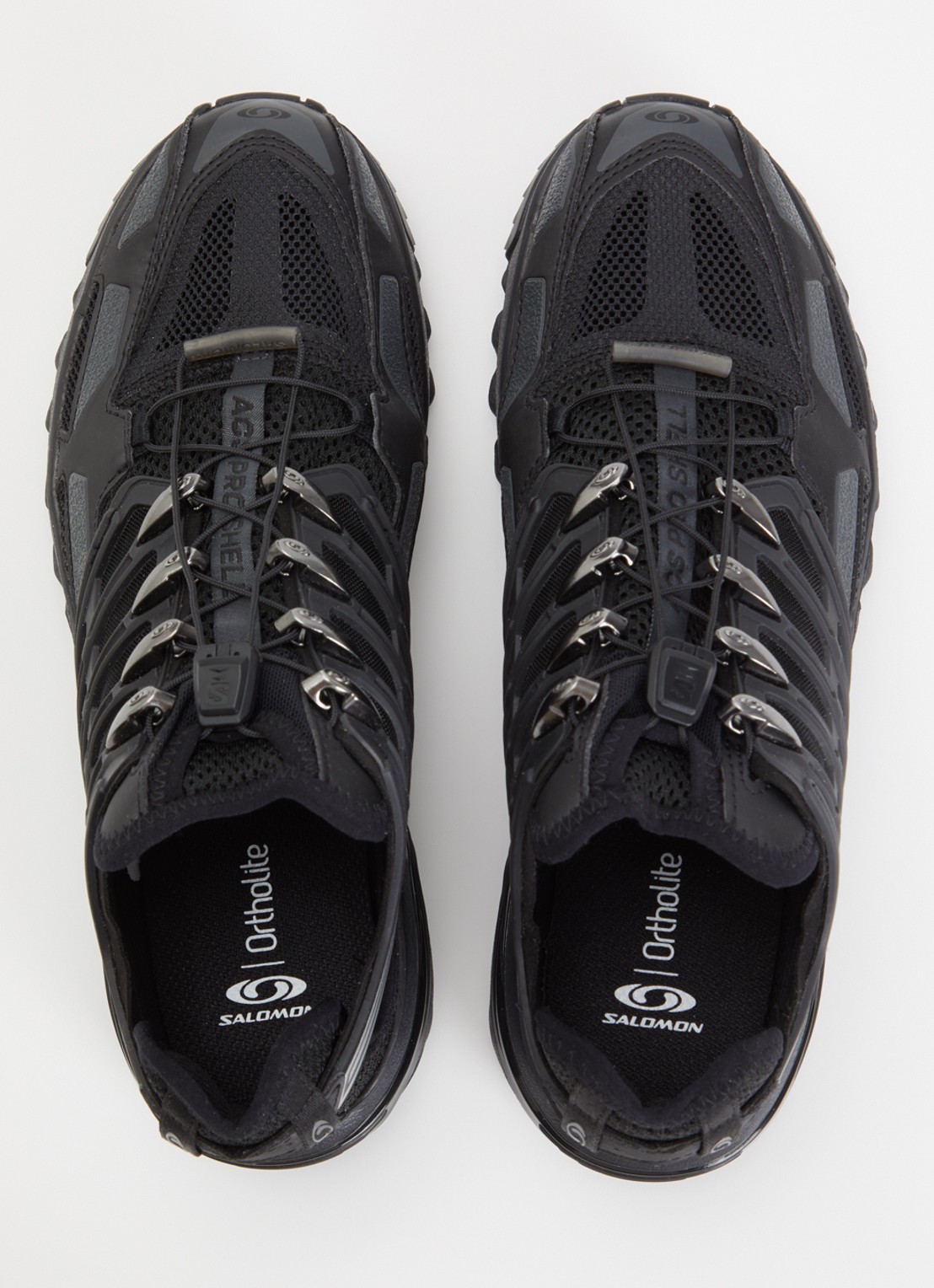 Salomon CS Pro Shell sneaker van mesh - detail 2 zwart