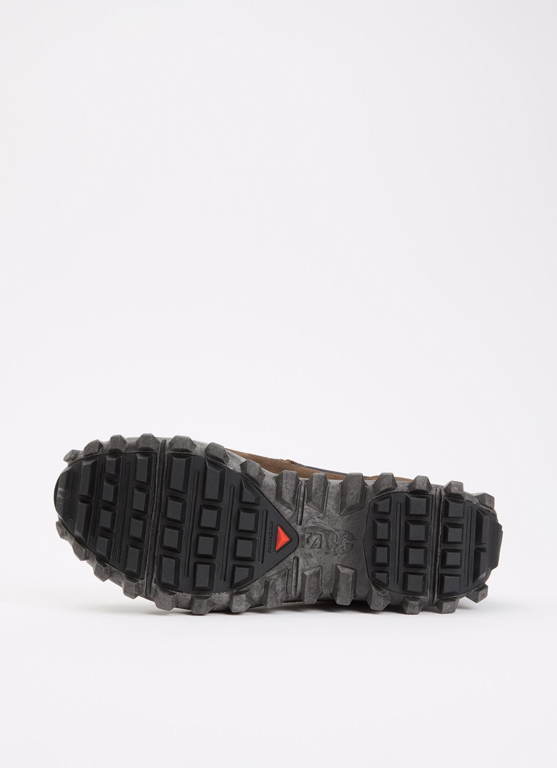 Salomon Snowclog instapper van corduroy met details van suède - detail 3 donkerbruin