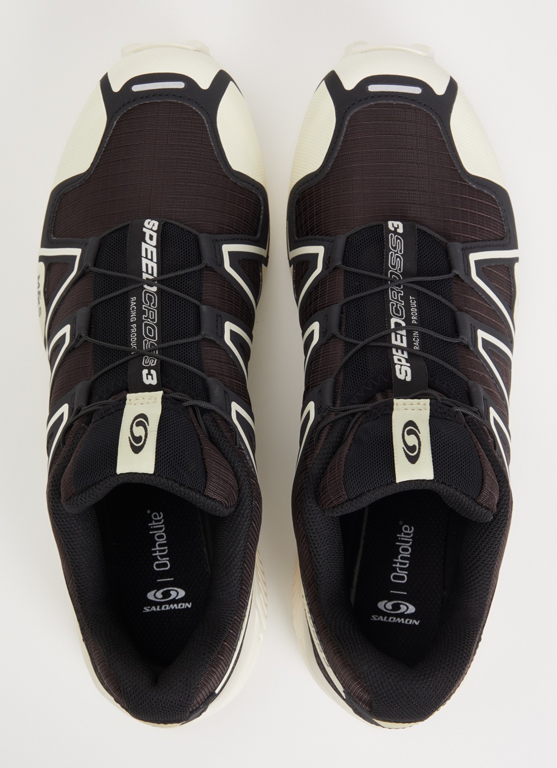 Salomon Speedcross 3 sneaker met details van mesh - detail 3 zwart