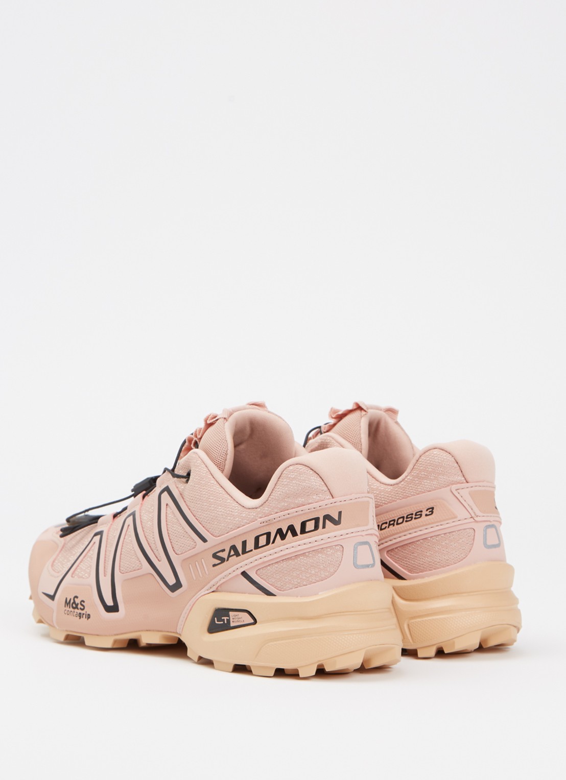 Salomon Speedcross 3 sneaker met mesh details - achterkant 2 oudroze