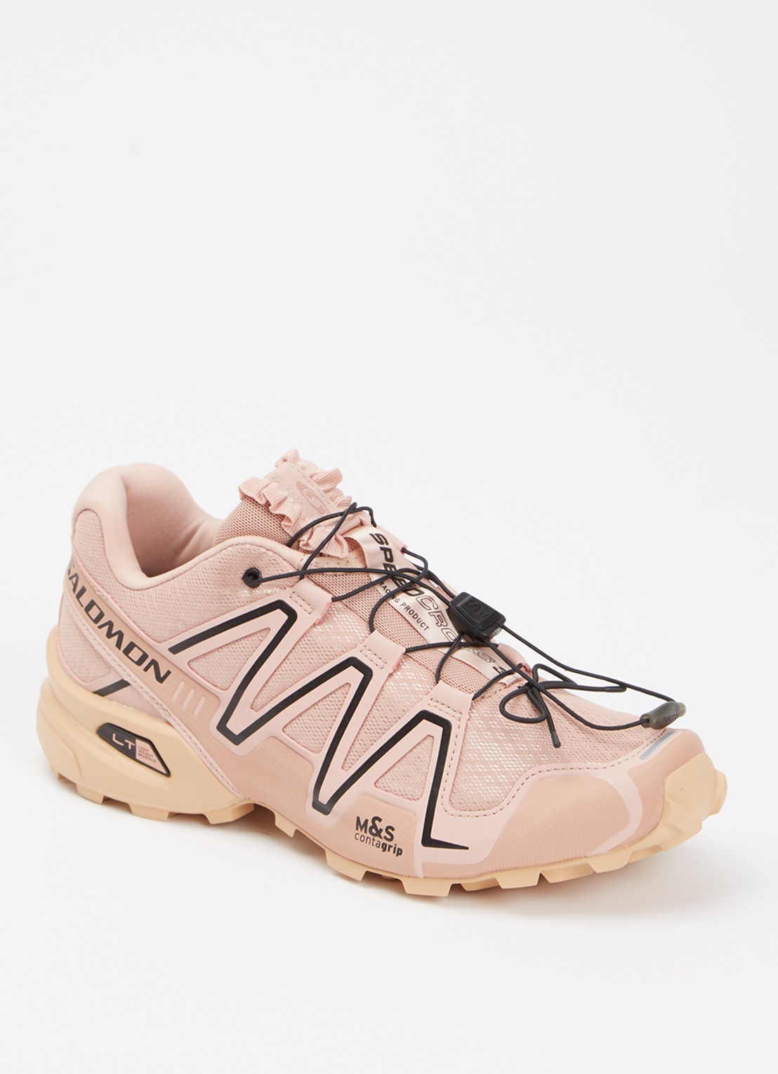 Salomon Speedcross 3 sneaker met mesh details - voorkant oudroze