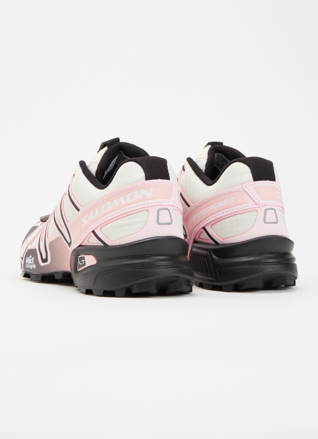 Salomon Speedcross 3 sneaker met mesh details - achterkant lichtroze