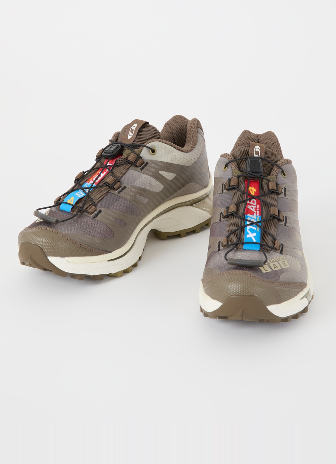 Salomon XT-4 OG sneaker met mesh details - detail 3 olijfgroen