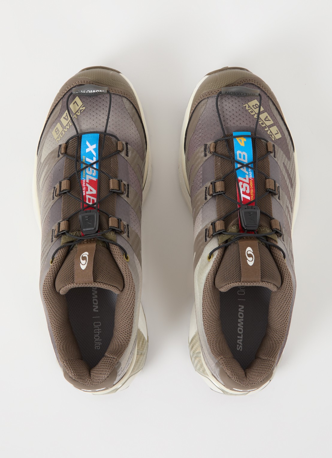 Salomon XT-4 OG sneaker met mesh details - detail 4 olijfgroen