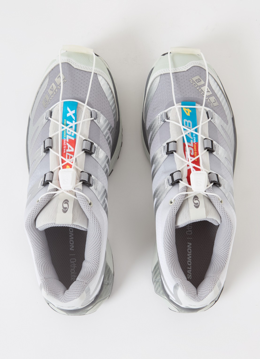 Salomon XT-4 OG sneaker met mesh details - detail 3 zilver