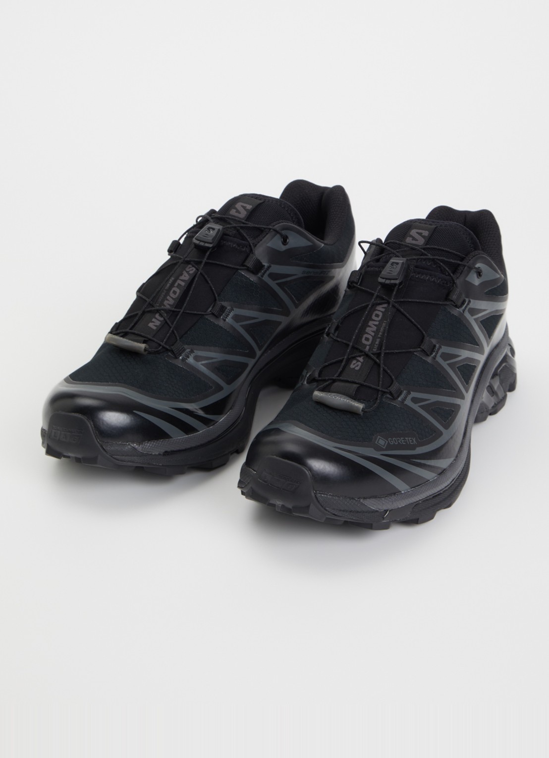 Salomon XT-6 Gore-Tex sneaker met mesh details - detail zwart