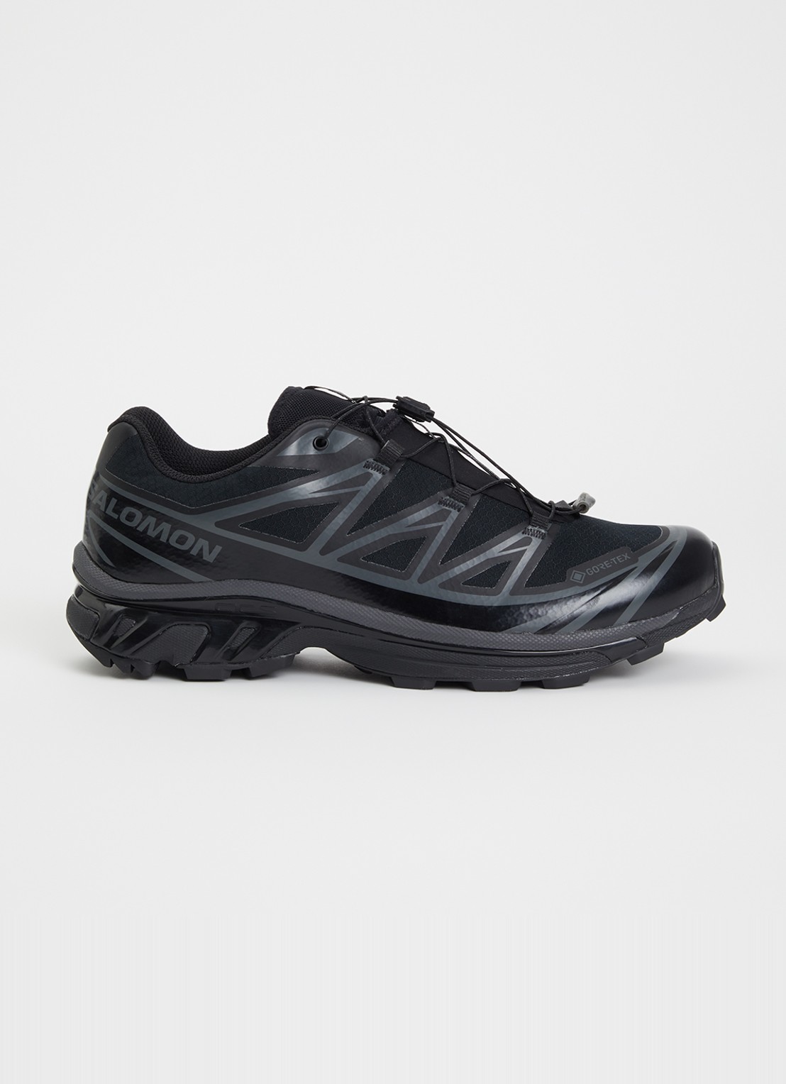 Salomon XT-6 Gore-Tex sneaker met mesh details - voorkant 4 zwart