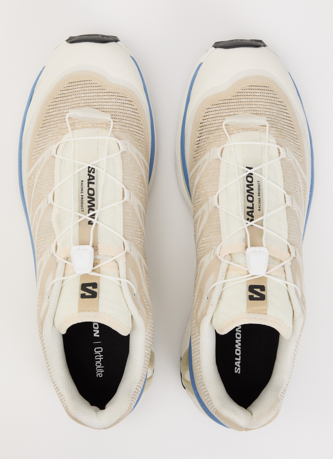 Salomon XT-6 Shadow sneaker met mesh details - detail 2 beige