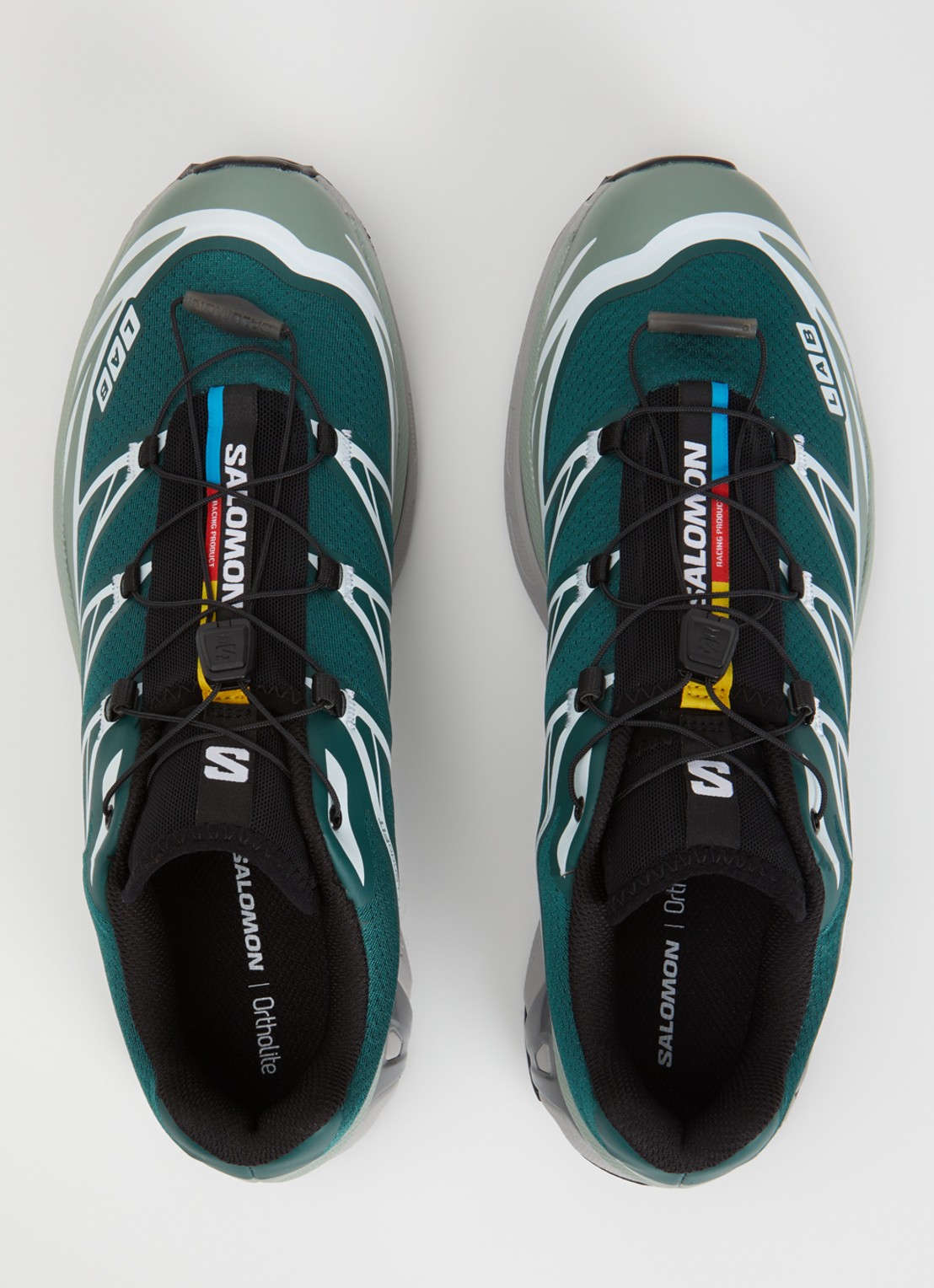 Salomon XT-6 sneaker met logo - detail 2 groen