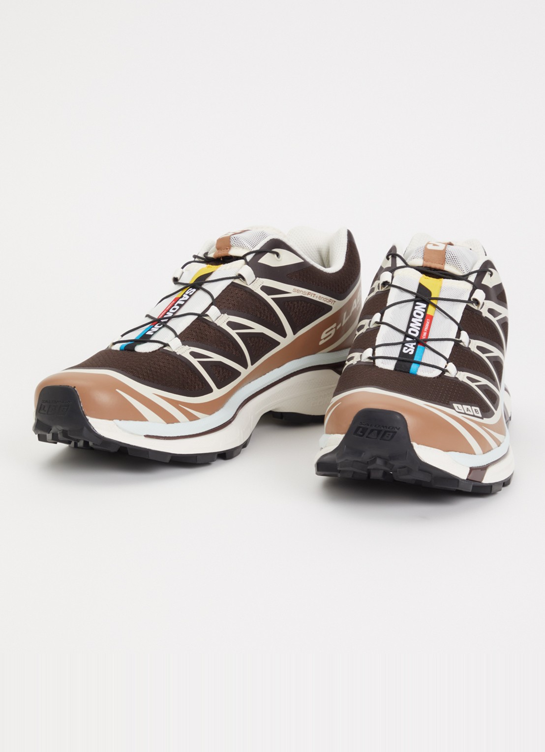 Salomon XT-6 sneaker met logo - detail 2 bruin