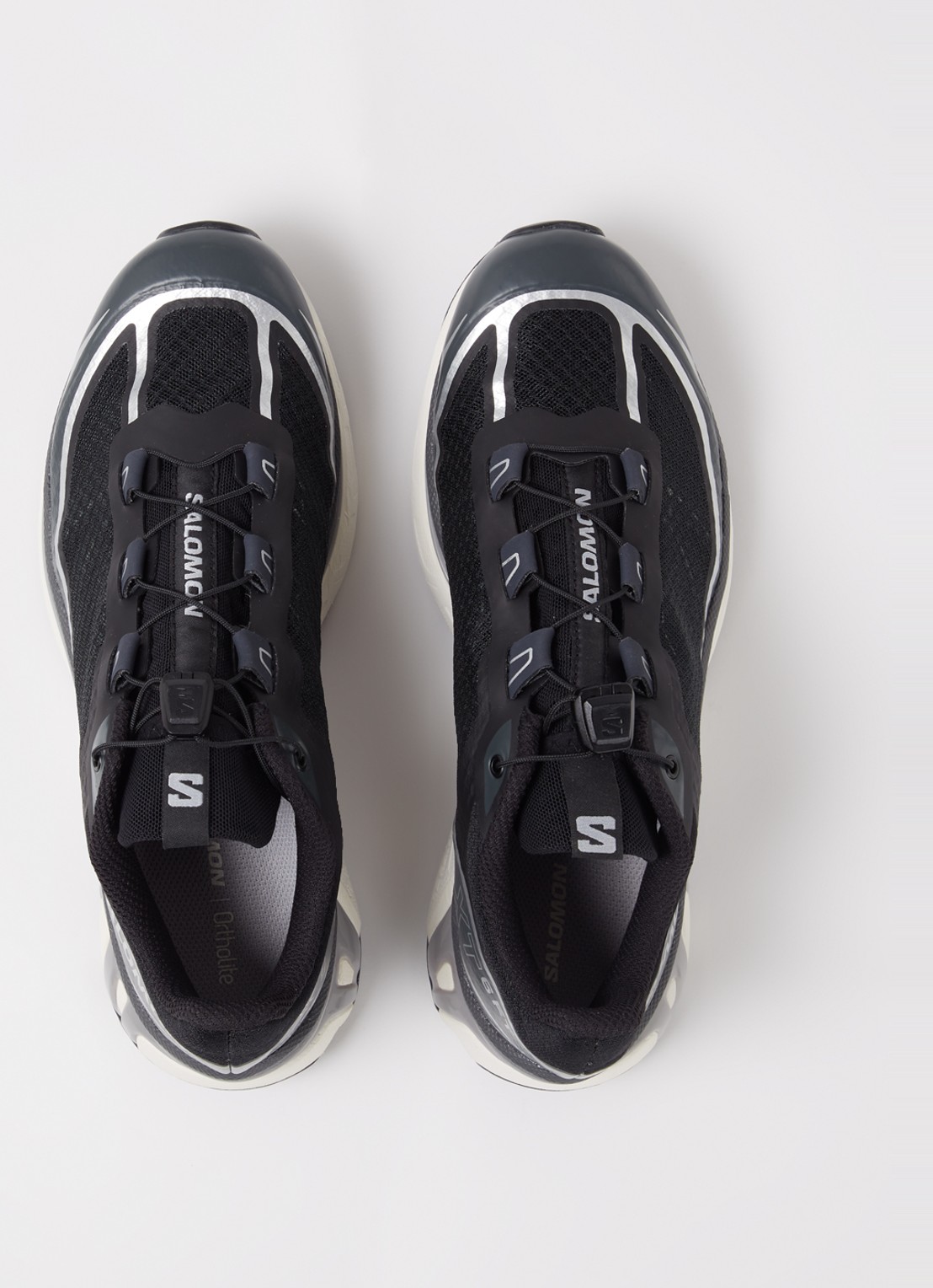 Salomon XT-6 sneaker met mesh details  - detail 3 antraciet