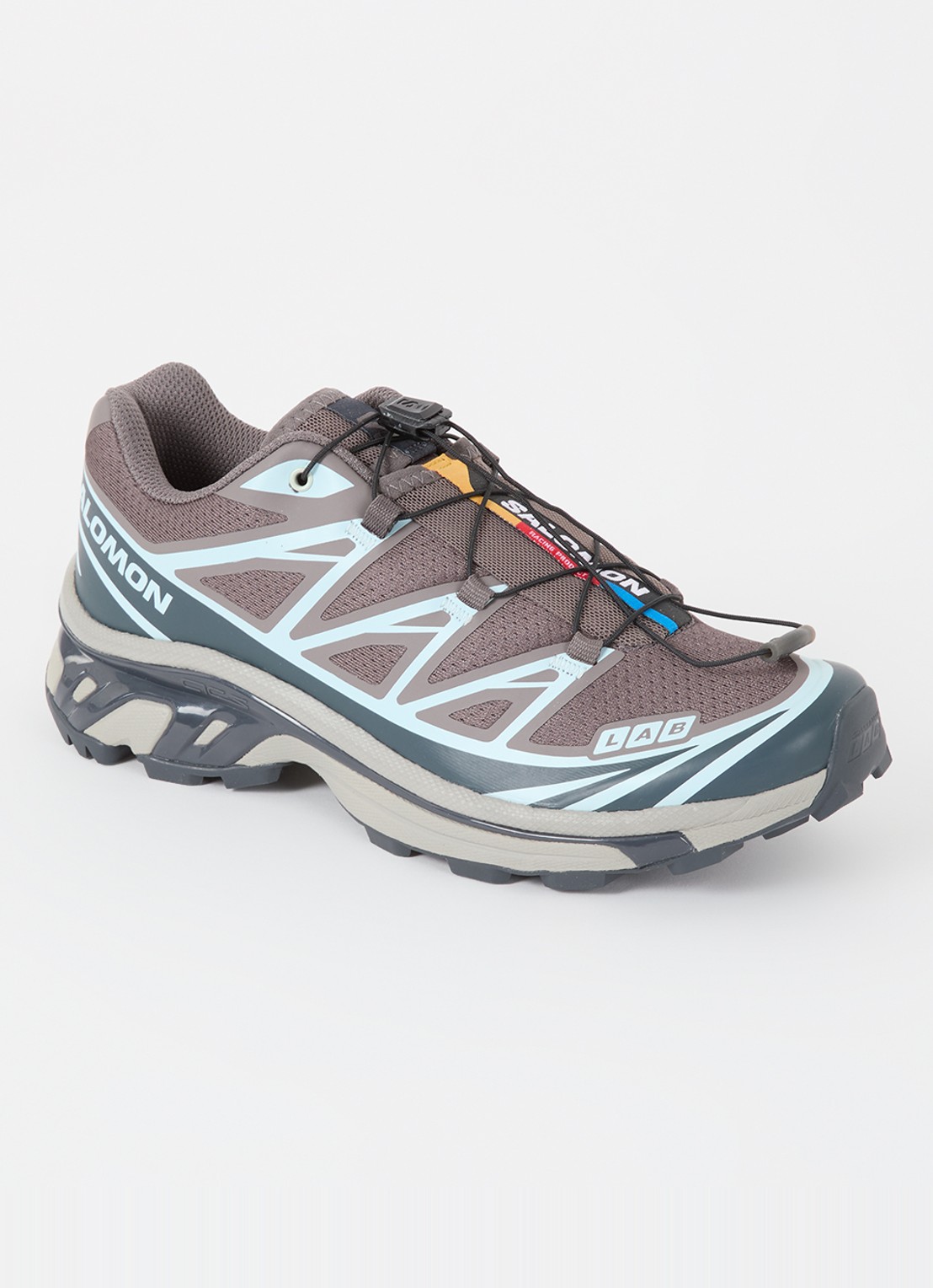 Salomon XT-6 sneaker met mesh details - voorkant 5 bruin