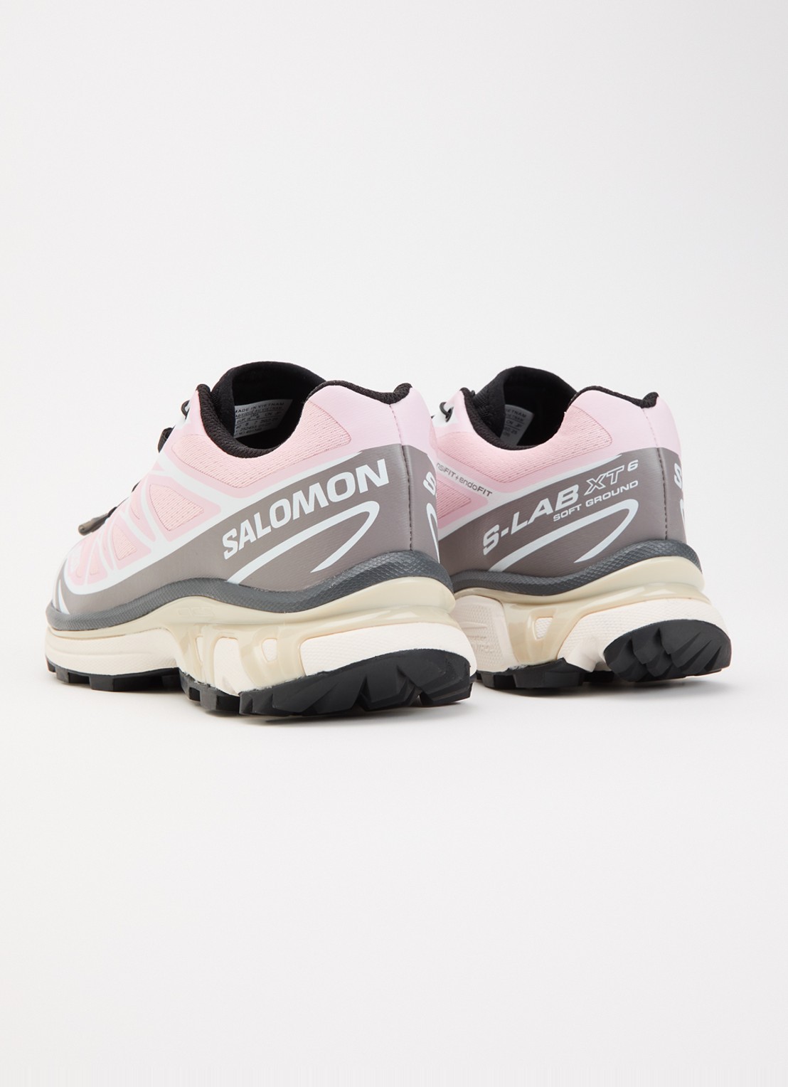 Salomon XT-6 sneaker met mesh details - achterkant 5 lichtroze