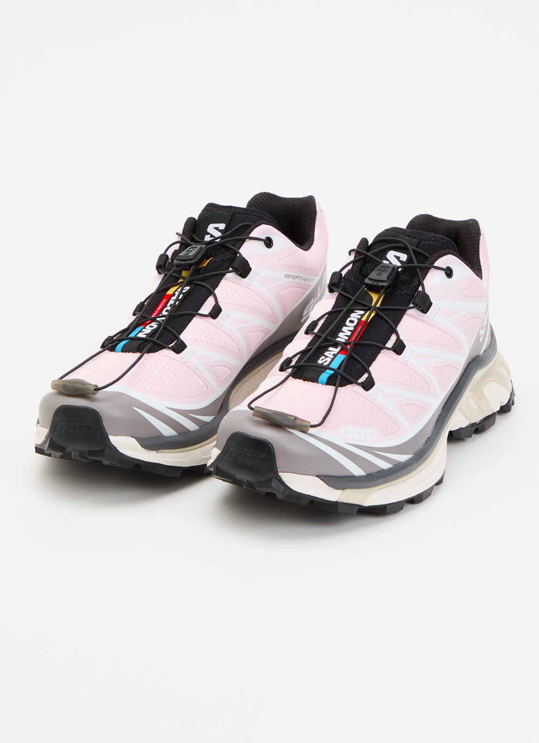 Salomon XT-6 sneaker met mesh details - detail 2 lichtroze