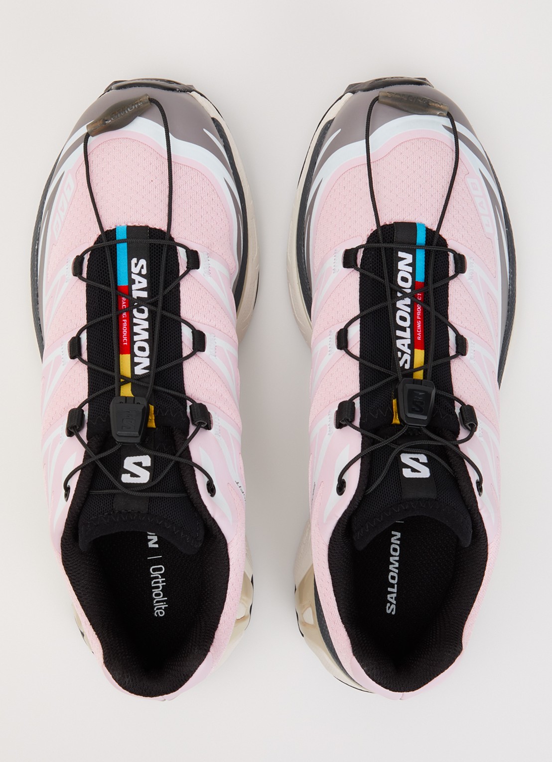 Salomon XT-6 sneaker met mesh details - detail 3 lichtroze