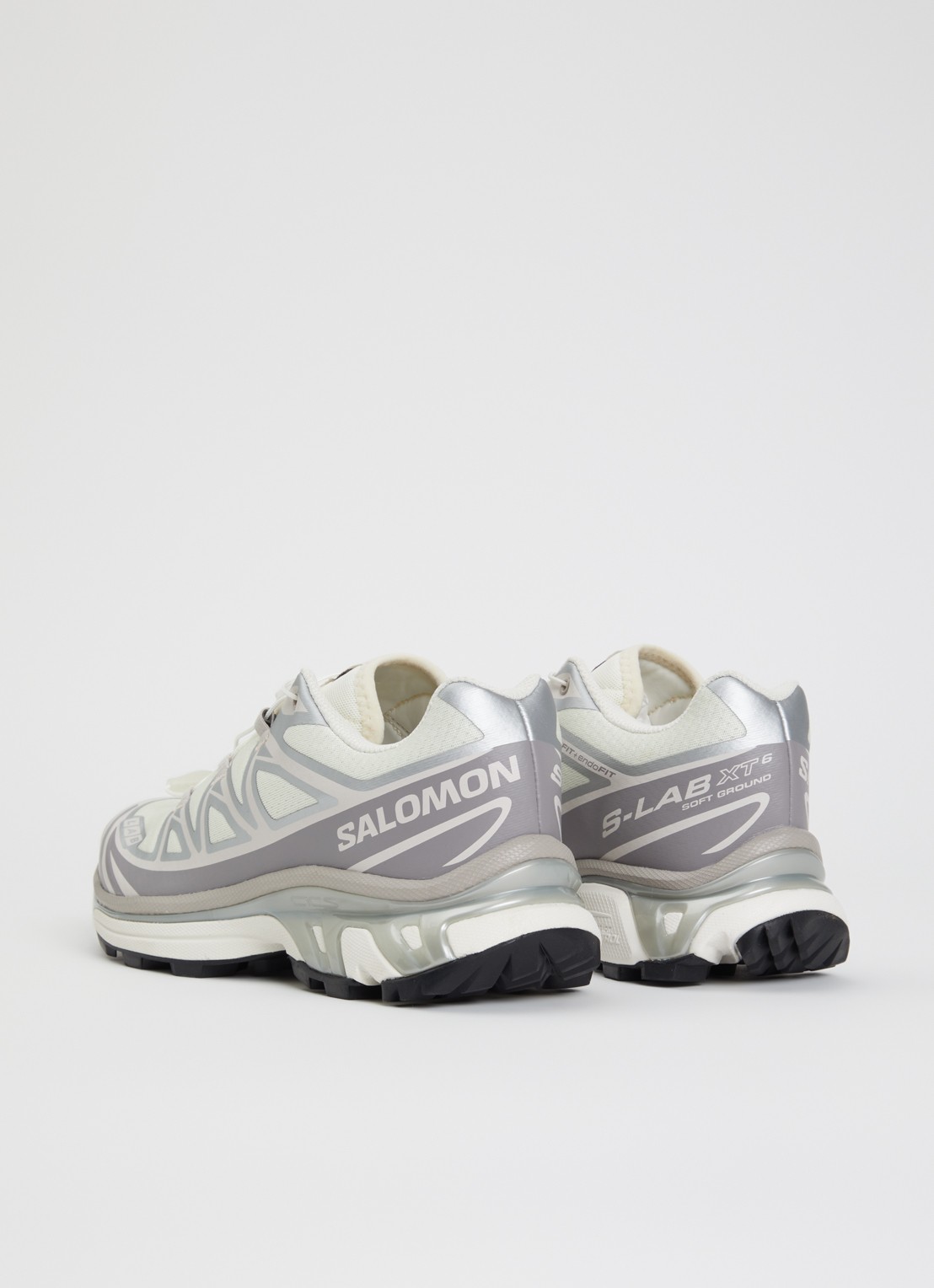 Salomon XT-6 sneaker met mesh details - achterkant 5 vanillegeel
