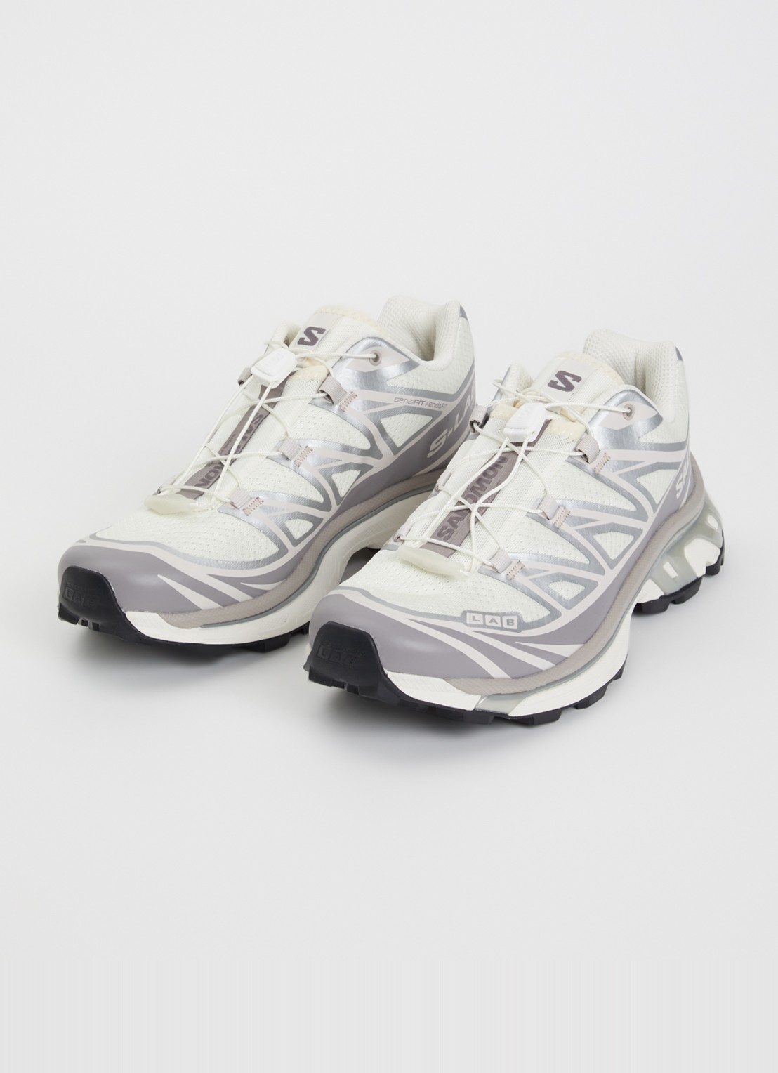 Salomon XT-6 sneaker met mesh details - detail 2 vanillegeel